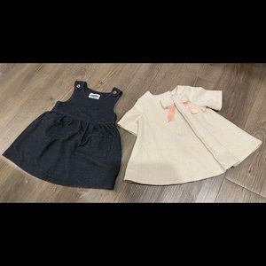 2/$15 Set of 2 dresses 12M Tahari and Old Navy